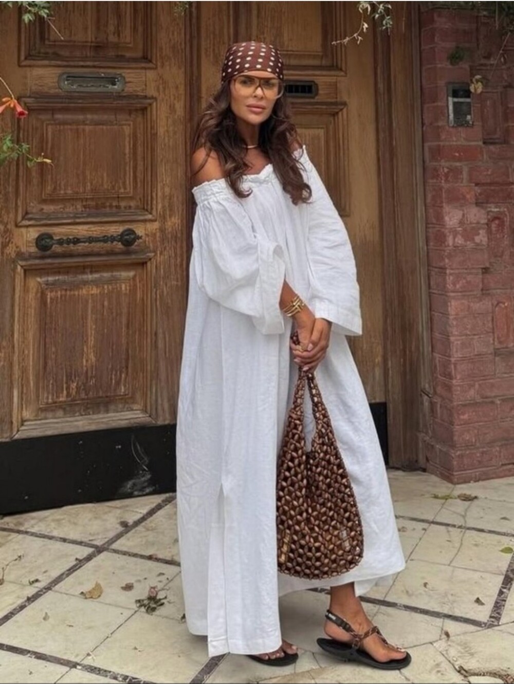 Zara 100% Linen Dress White Size M - Picture 3 of 16